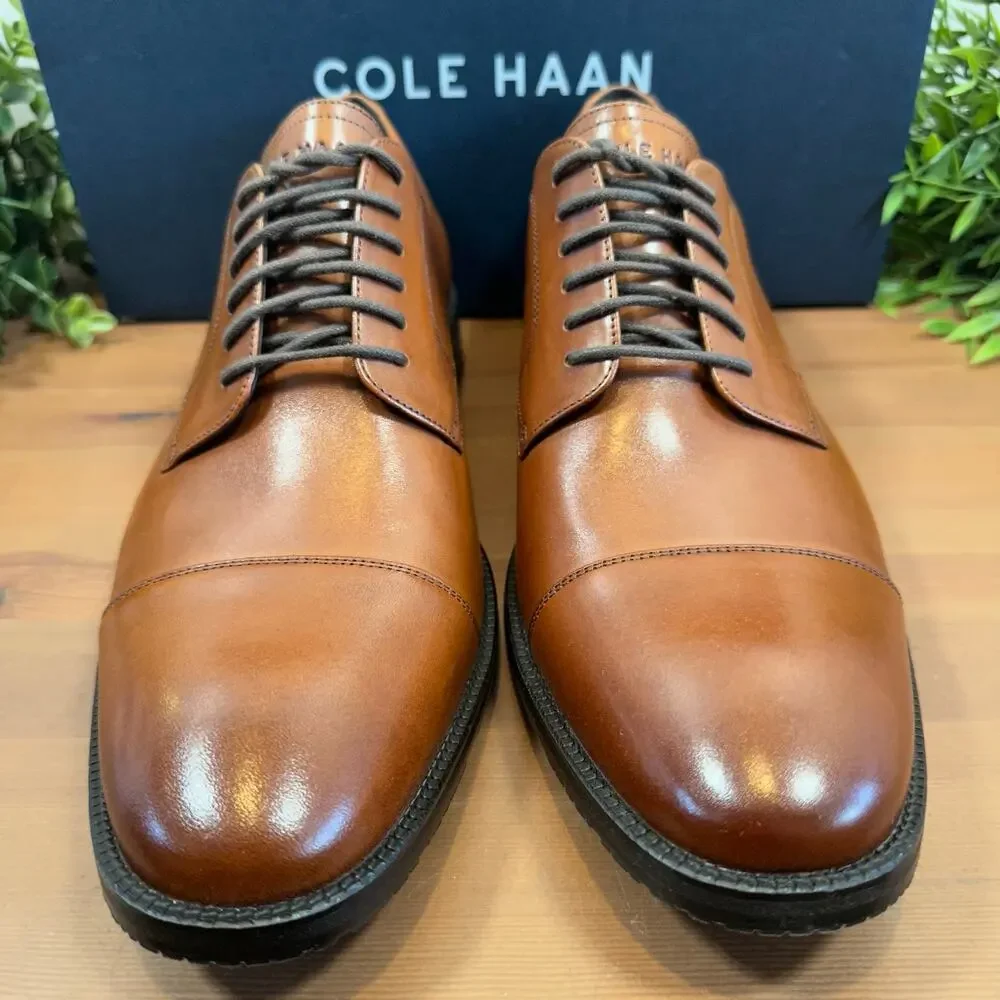 Cole Haan Men's Modern Essentials Cap Oxford Shoes C34138 Size 9.5